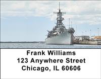 Navy Battleships Address Labels