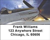 World War II Planes Address Labels