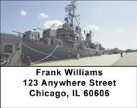 Navy Destroyers Address Labels
