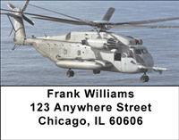 Marine Helicopters Address Labels