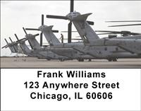 Marine Helicopters Address Labels