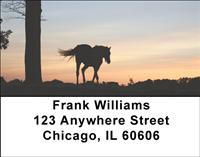 Twilight Horse Address Labels