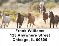 Horse Roundup Address Labels