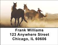 Horse Roundup Address Labels