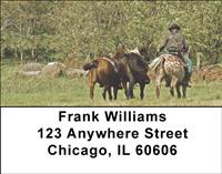 Horse Roundup Address Labels