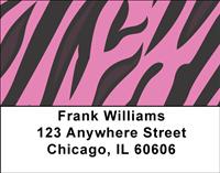 Pink Animal Prints Address Labels