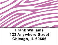 Pink Animal Prints Address Labels