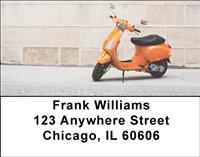Retro Scooters Address Labels
