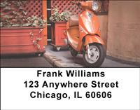 Retro Scooters Address Labels
