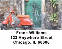 Retro Scooters Address Labels