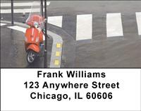 Retro Scooters Address Labels