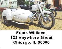 Vintage Sidecar Motorcycles Address Labels