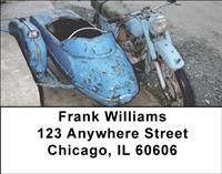 Vintage Sidecar Motorcycles Address Labels