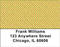 Fabric Dots Address Labels