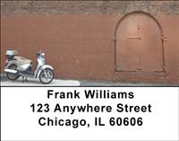 Vintage Scooters Address Labels