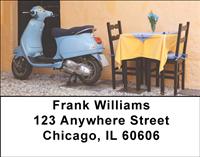 Vintage Scooters Address Labels