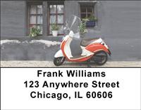 Vintage Scooters Address Labels