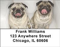 Pug Pals Address Labels
