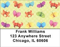 Modern Butterflies Address Labels