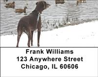 Hunting Dogs Address Labels