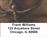 Hunting Knives Address Labels
