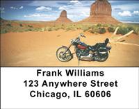 Motorcycle Favorites Address Labels