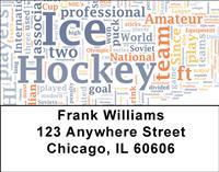 Ice Hockey Address Labels