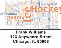 Ice Hockey Address Labels