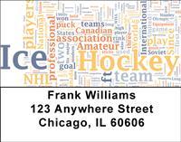 Ice Hockey Address Labels