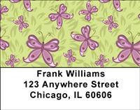 Whimsical Butterflies Address Labels