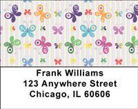 Playful Butterflies Address Labels