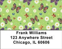 Playful Butterflies Address Labels