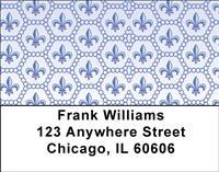 Bold Fleur Di Lis Address Labels
