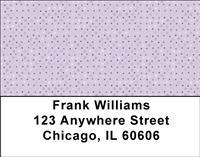 Purple Polka Dots Address Labels