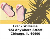 Flip Flop Summer Address Labels