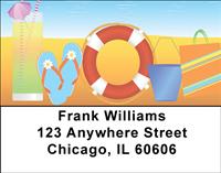 Flip Flop Summer Address Labels