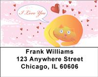 Kitty Greetings Address Labels