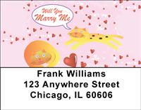 Kitty Greetings Address Labels