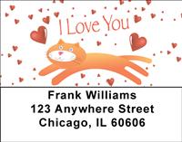 Kitty Greetings Address Labels