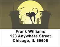 Cat Silhouettes Address Labels
