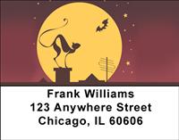 Cat Silhouettes Address Labels