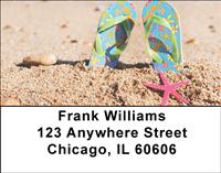 Toes In The Sand Address Labels