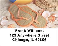 Toes In The Sand Address Labels