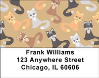 Whimsical Cats Address Labels
