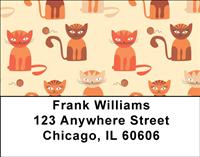 Whimsical Cats Address Labels