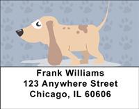 Cartoon Dachshunds Address Labels
