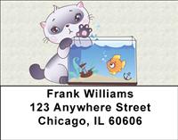 Playful Kittens Address Labels