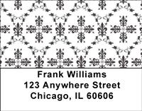 Fleur Di Lis Address Labels