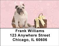 Bulldogs Having Fun Address Labels