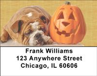 Bulldogs Having Fun Address Labels